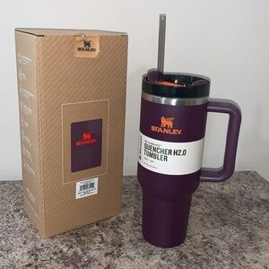 Plum Purple Stanley 40 oz Quencher H2.0 Tumbler